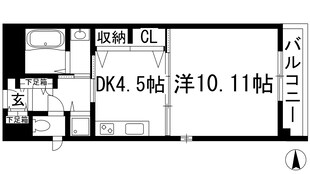 アパートメントハウス姫室の物件間取画像